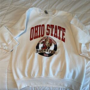 Ohio State Buckeyes White Sweatshirt